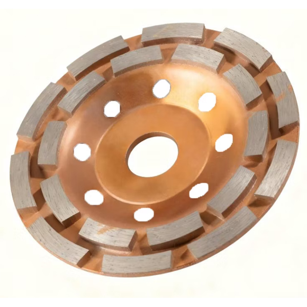Diamond Grinding Disc for Angle Grinder - Double Row Diamond Grinding Wheel 100mm 22 Holes