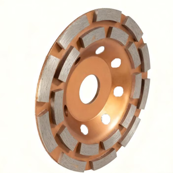 Diamond Grinding Disc for Angle Grinder - Double Row Diamond Grinding Wheel 100mm 22 Holes