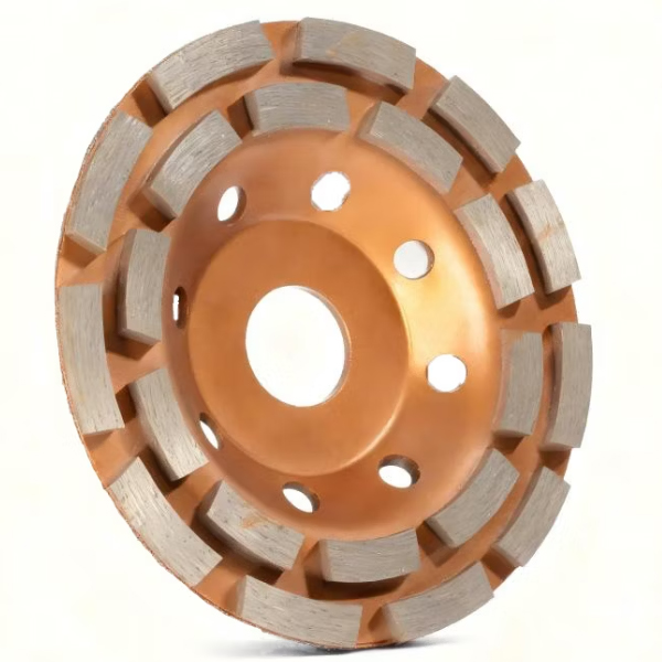 Diamond Grinding Disc for Angle Grinder - Double Row Diamond Grinding Wheel 100mm 22 Holes