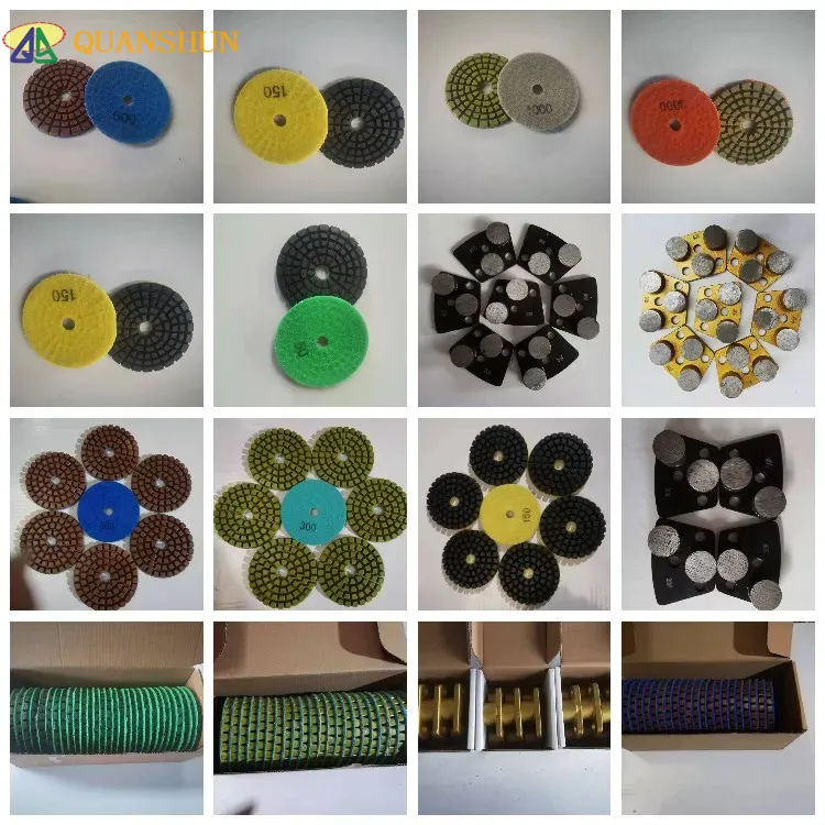 4 Inch 100mm Universal Diamond Grinding Plates with Single Pin Diamond Polishing Disc for Concrete and Terrazzo Floor